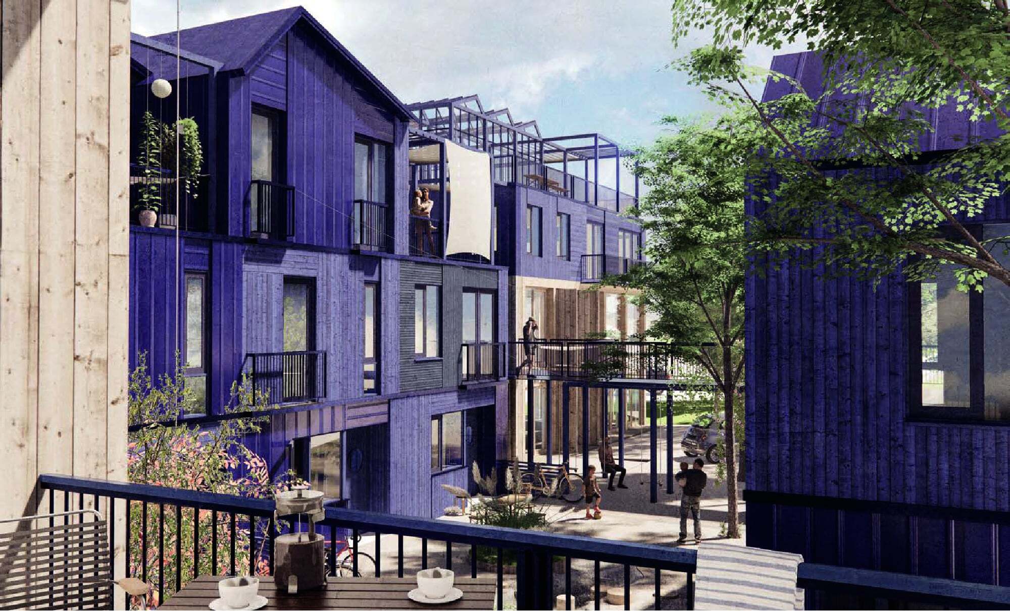 Blåholmen - nyt bofællesskab ved Vejle Ådal