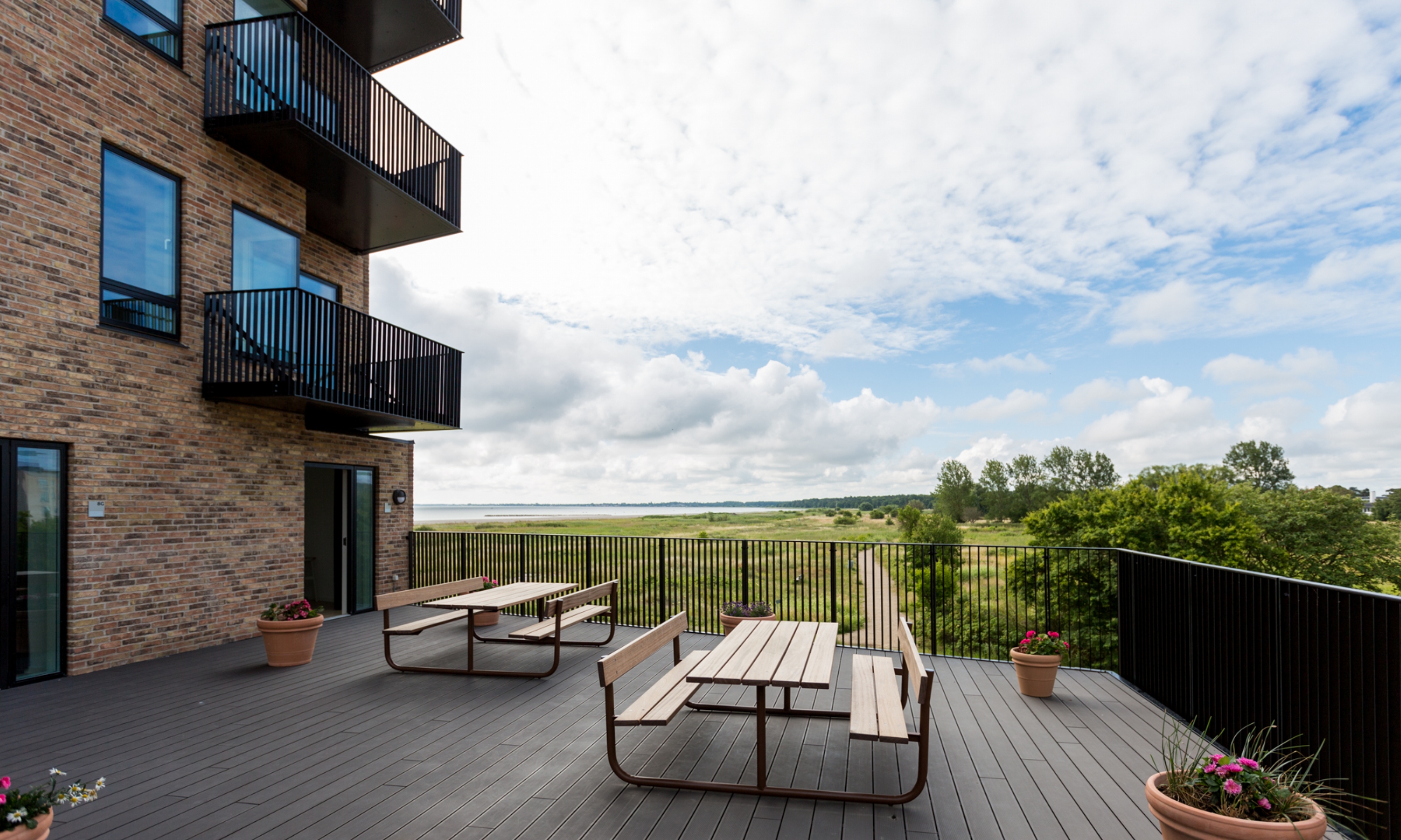 Stor stuelejlighed med terrasse i Broen +50