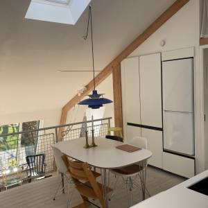 Køkken med velux ovenlysvindue