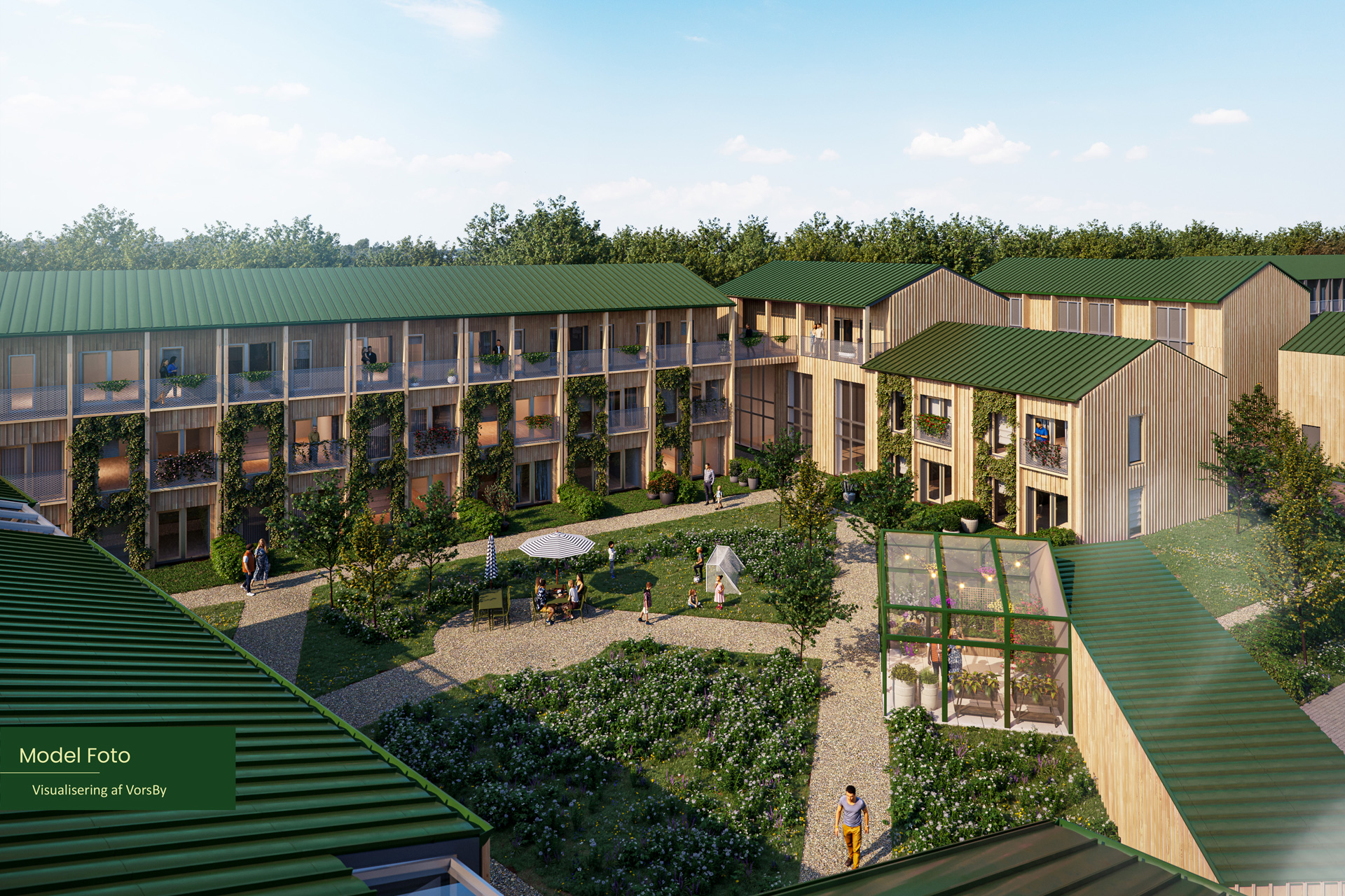 VorsBy · Moderne bofællesskab med nybyggede lejeboliger i Viby Sjælland