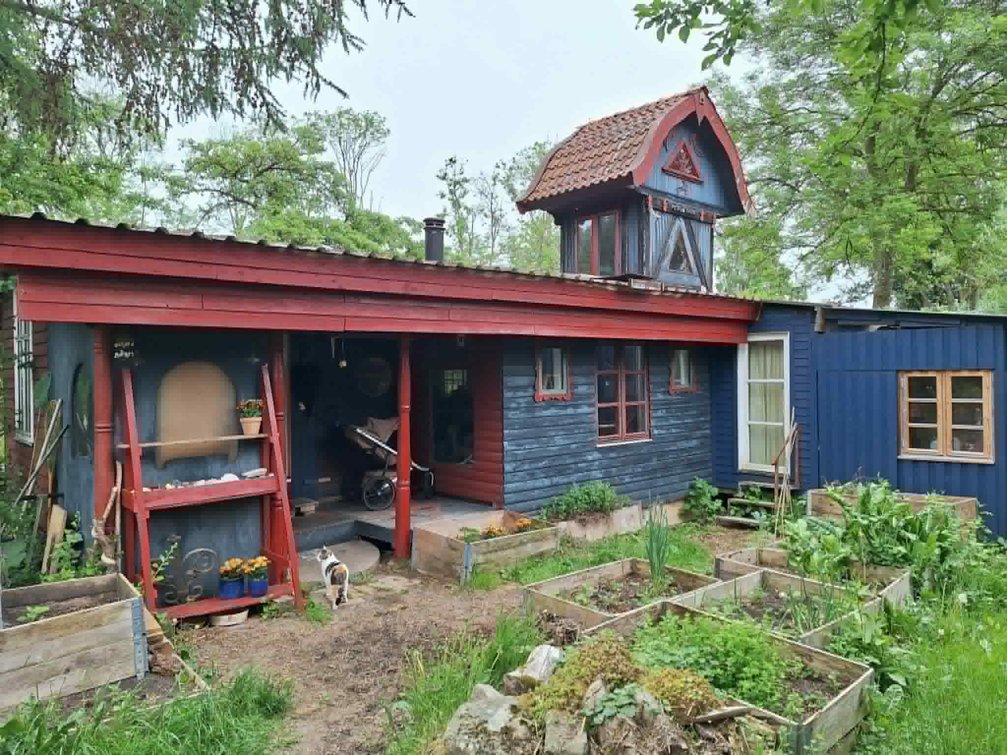Eventyrligt selvbyggerhus i Hesbjerg på Fyn